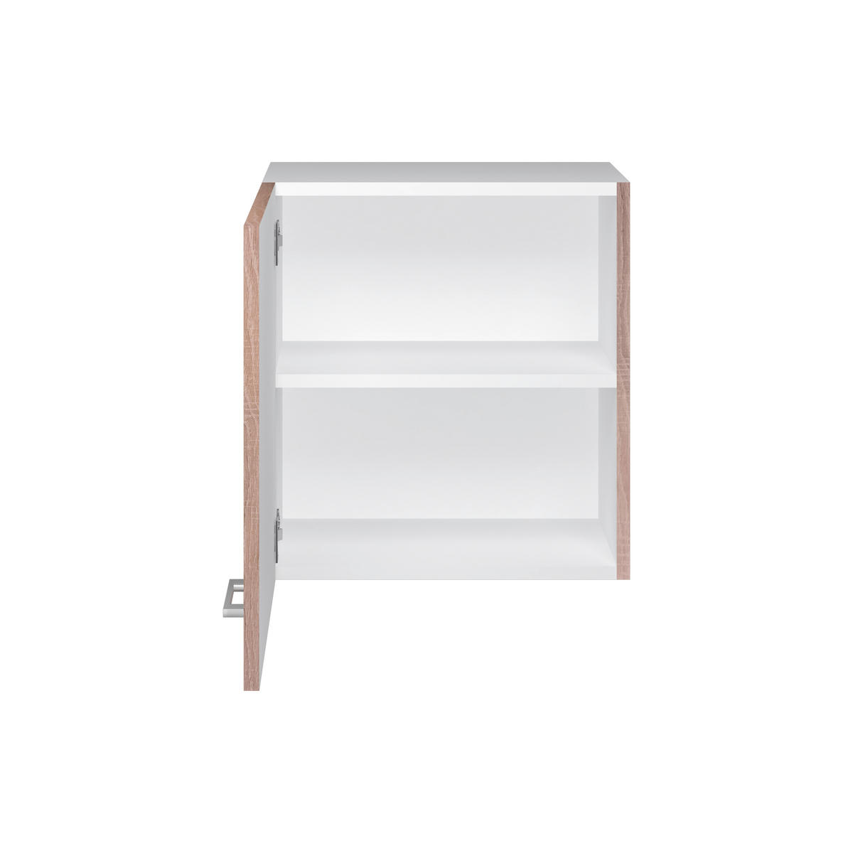 KÜCHENLEERBLOCK 270 cm   in Weiß, Sonoma Eiche  - Alufarben/Weiß, KONVENTIONELL, Holzwerkstoff/Kunststoff (270cm) - FlexWell