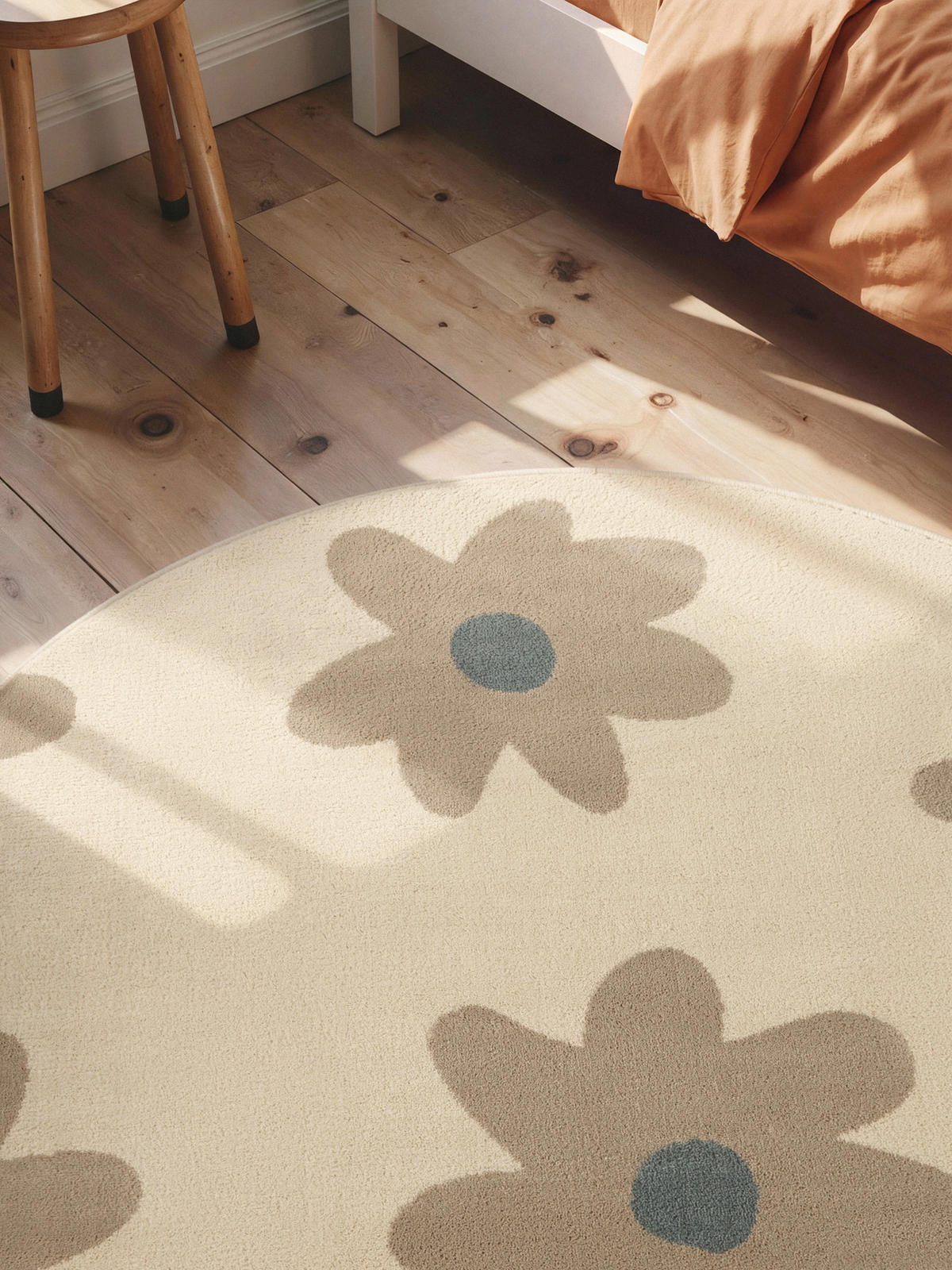 KINDERTEPPICH 160 cm Adventures Blume  - Multicolor/Creme, Design, Kunststoff/Textil (160cm) - Hanse Home