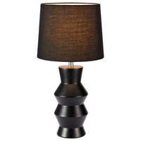 TISCHLEUCHTE - Schwarz, Basics, Keramik/Textil (23/46cm) - Markslöjd