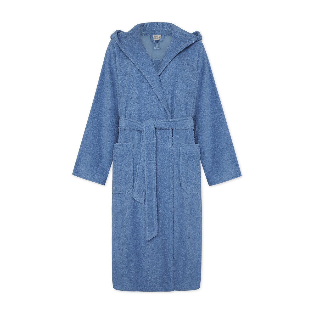 BADEMANTEL L Unisex  - Blau, Basics, Textil (Lnull) - Moeve