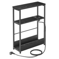 BEISTELLTISCH Schwarz rechteckig  - Schwarz, Trend, Holzwerkstoff/Metall (18/58cm) - MID.YOU