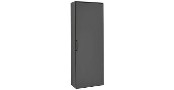 GARDEROBENSCHRANK 60/169/31 cm  - Anthrazit/Grau, Design, Holzwerkstoff/Metall (60/169/31cm) - Novel