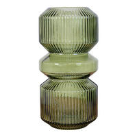 VASE  - Grün, Basics, Glas (12/25cm)