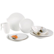 KOMBISERVICE 10-teilig - Weiß, Design, Keramik (30,2/21,7/30,6cm) - Villeroy & Boch