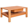 COUCHTISCH Kernbuche massiv 110/70/47,5 cm rechteckig Buchefarben  - Buchefarben, KONVENTIONELL, Holz (110/70/47,5cm) - Linea Natura