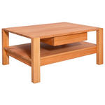 COUCHTISCH Kernbuche massiv rechteckig Buchefarben 110/70/47,5 cm  - Buchefarben, KONVENTIONELL, Holz (110/70/47,5cm) - Linea Natura