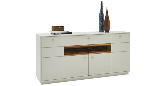 SIDEBOARD 180/85/45 cm - Wildeiche/Eichefarben, Design, Glas/Holz (180/85/45cm) - Dieter Knoll