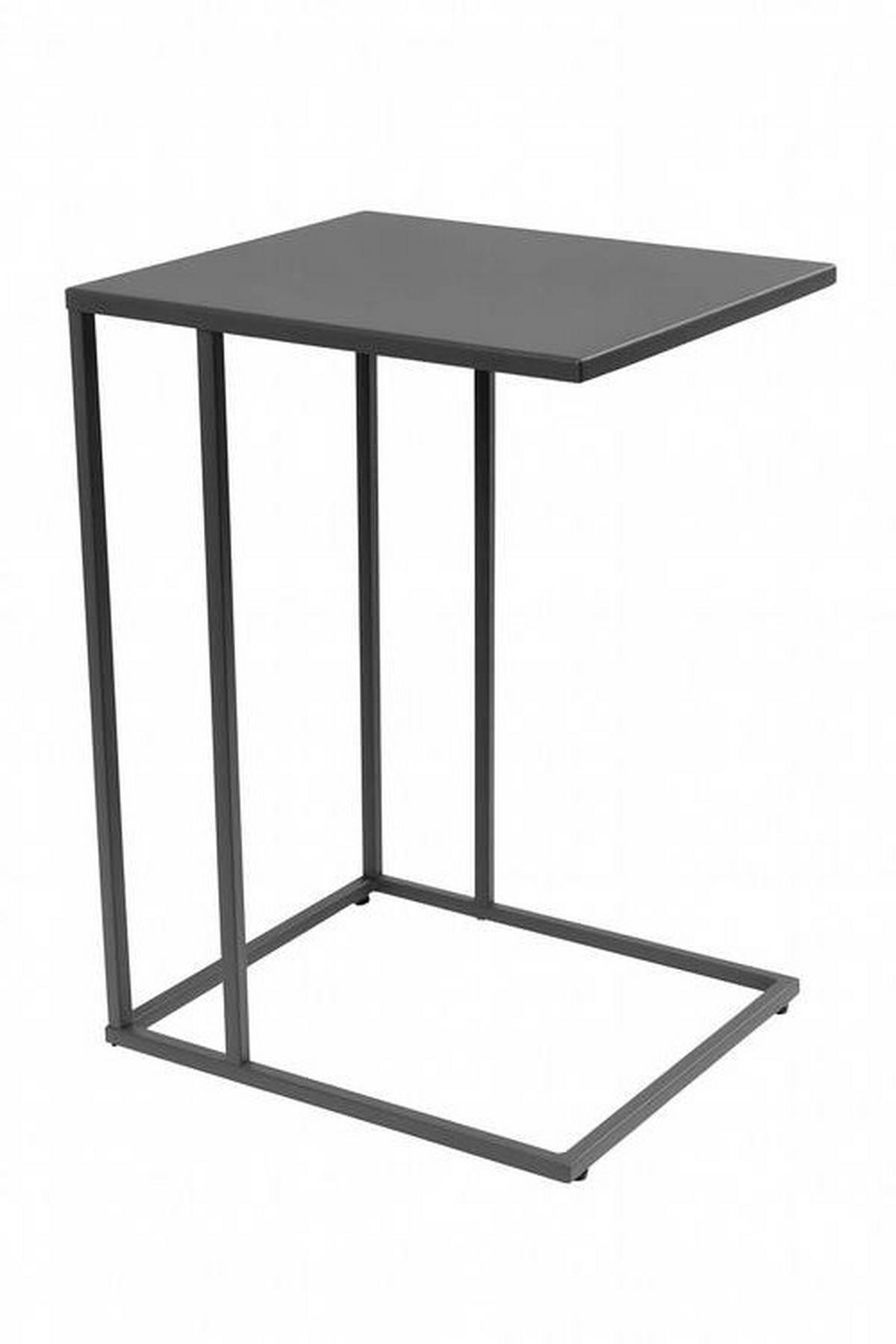 BEISTELLTISCH 43/38/62 cm Anthrazit rechteckig  - Anthrazit, Basics, Metall (43/38/62cm) - Xora