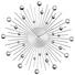 WANDUHR Silberfarben - Silberfarben, Metall (55/10cm) WANDUHR Silberfarben - Silberfarben, Metall (55/10cm)