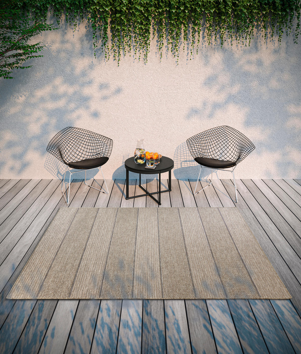 OUTDOORTEPPICH 155/230 cm Kollektion 1836 Hellbraun  - Hellbraun, Design, Kunststoff/Textil (155/230cm) - Villeroy & Boch