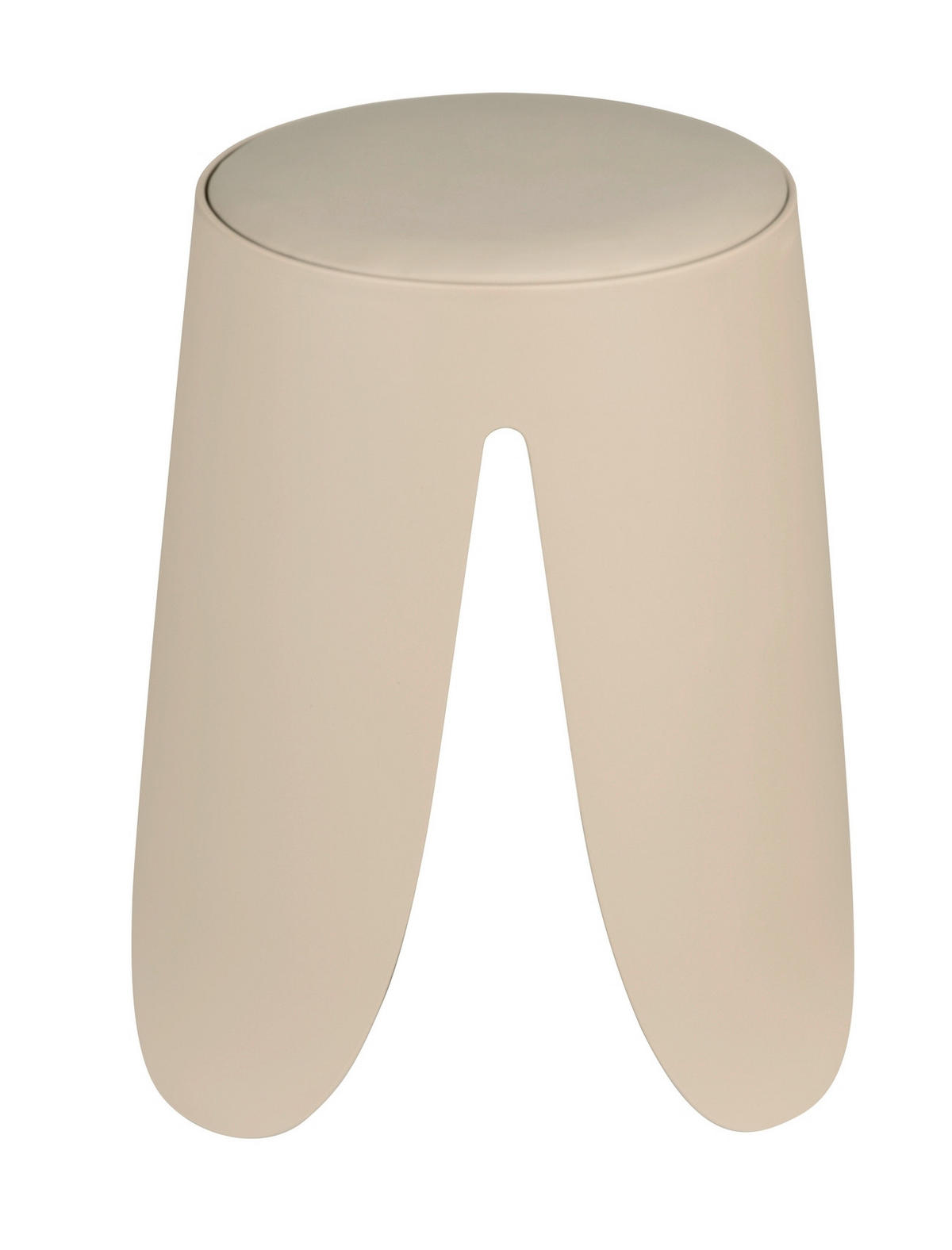 BADHOCKER - Beige, Basics, Kunststoff (44,5/46/44,5cm) - Wenko