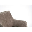 ARMLEHNSTUHL  in Eisen Webstoff  - Beige/Schwarz, Design, Textil/Metall (64/88/60cm) - Novel