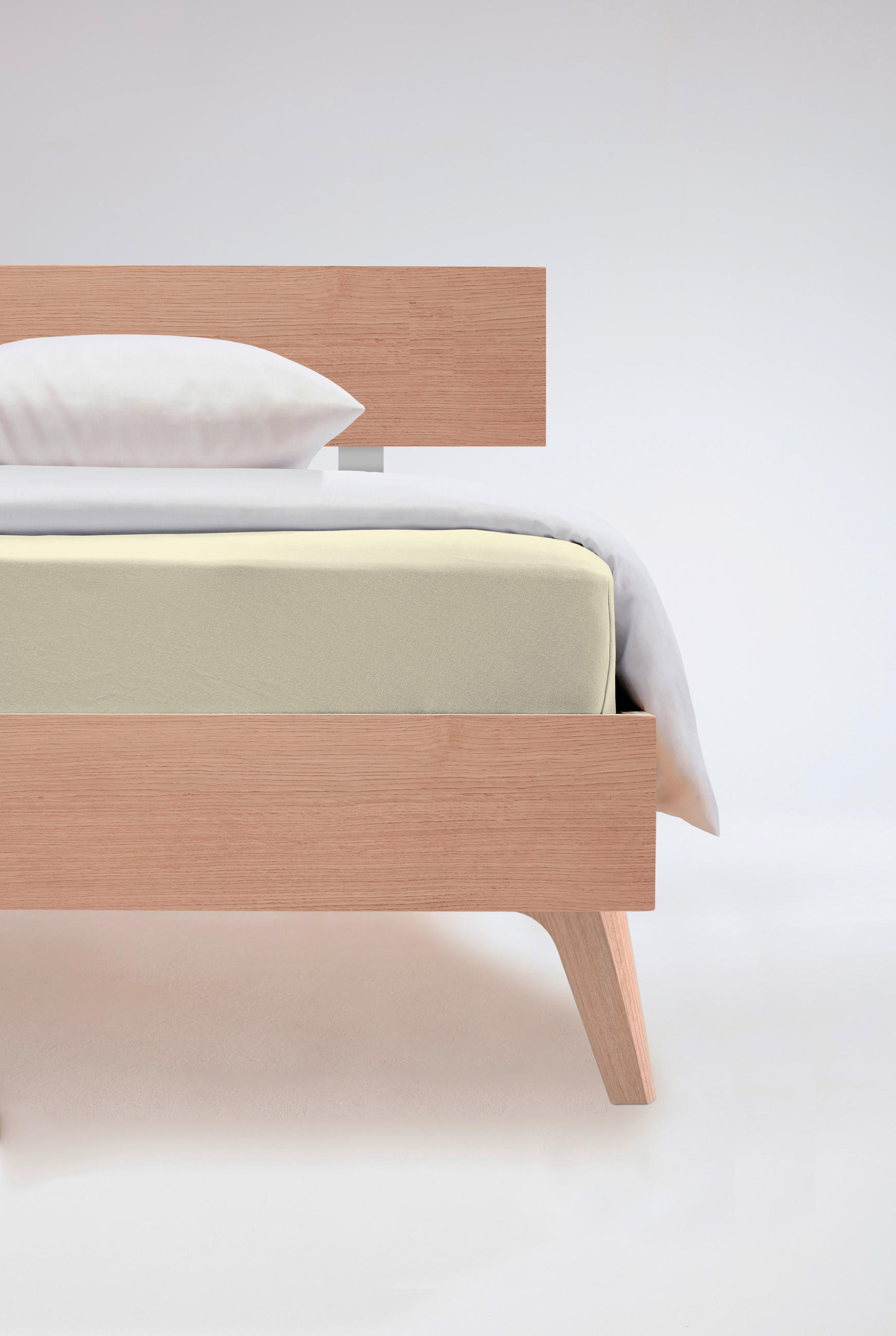 ČARŠAV SA GUMOM ELASTO COMFORT 100/200 cm  - krem, Osnovno, tekstil (100/200cm) - Fleuresse
