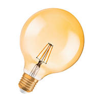 LED-LEUCHTMITTEL   E27 6,5 W 720 lm  - Goldfarben, Basics, Glas (12,4/16,8cm) - Osram