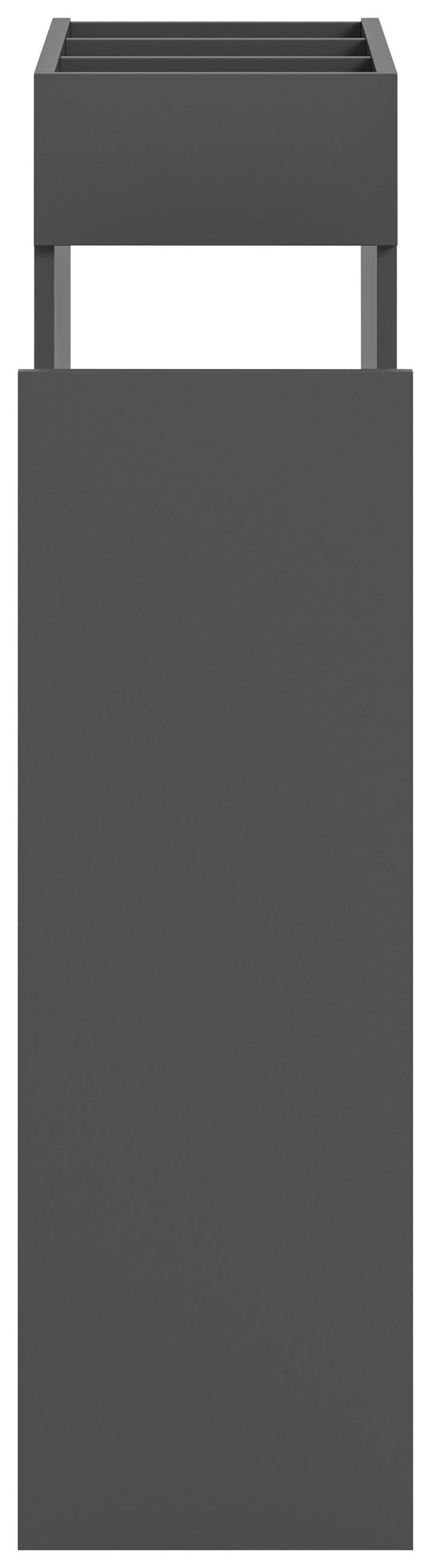 BADEZIMMERREGAL 29/101/60 cm  - Anthrazit, Basics, Holzwerkstoff/Kunststoff (29/101/60cm) - MID.YOU