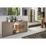 SIDEBOARD in Holz, Glas - Fango/Eichefarben, Natur, Glas/Holz (175/80,5/49cm) - Valnatura SIDEBOARD in Holz, Glas - Fango/Eichefarben, Natur, Glas/Holz (175/80,5/49cm) - Valnatura