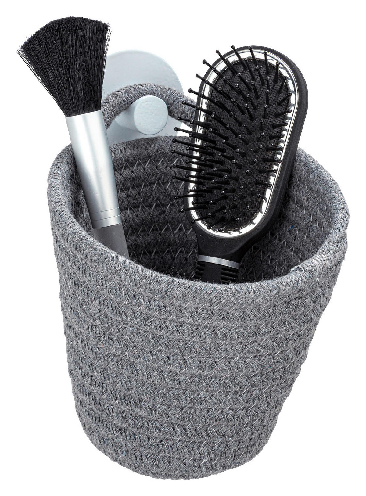 KORB  - Grau, Basics, Textil (12,5/12/14,5cm) - Wenko