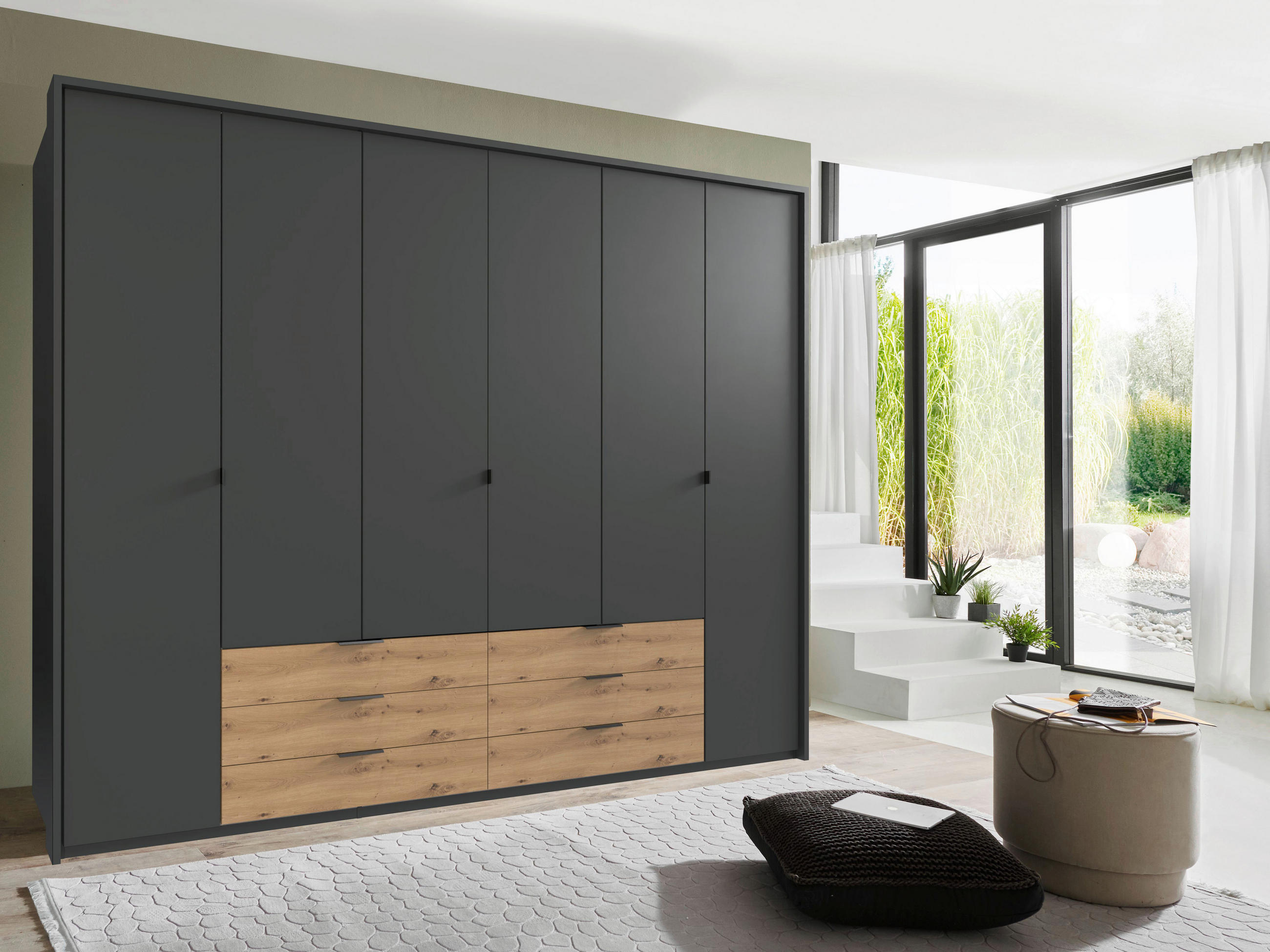 Thumbnail - Boxxx Passepartoutrahmen, Graphit, Holzwerkstoff, 273x208x12 cm, Made in Germany, Schlafzimmer, Kleiderschränke, Schrank...