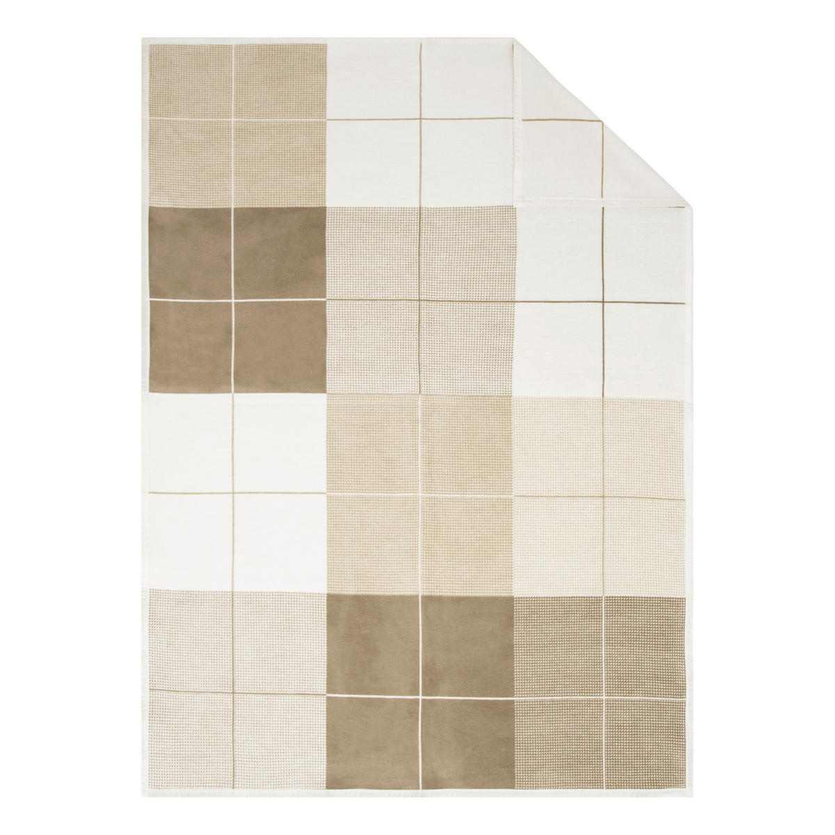 TAKARÓ 150/200 cm  - bézs/natúr színű, Basics, textil (150/200cm) - Novel