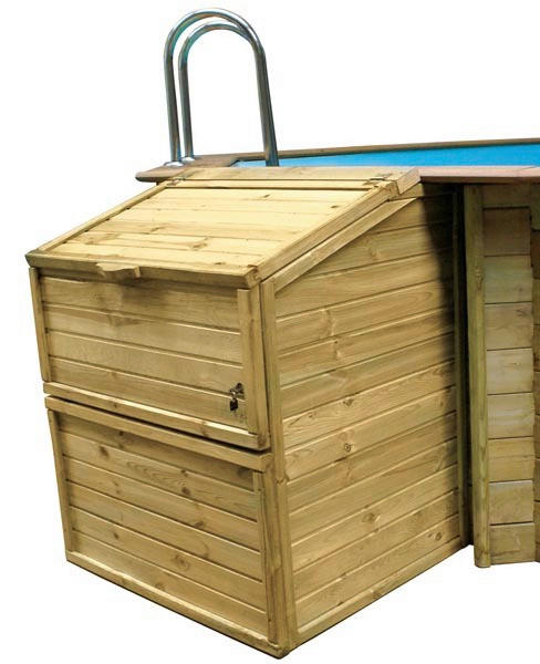 TECHNIKRAUM FÜR POOLS, 131CM 2021  - KONVENTIONELL, Holz (100/88/131cm) - Gre