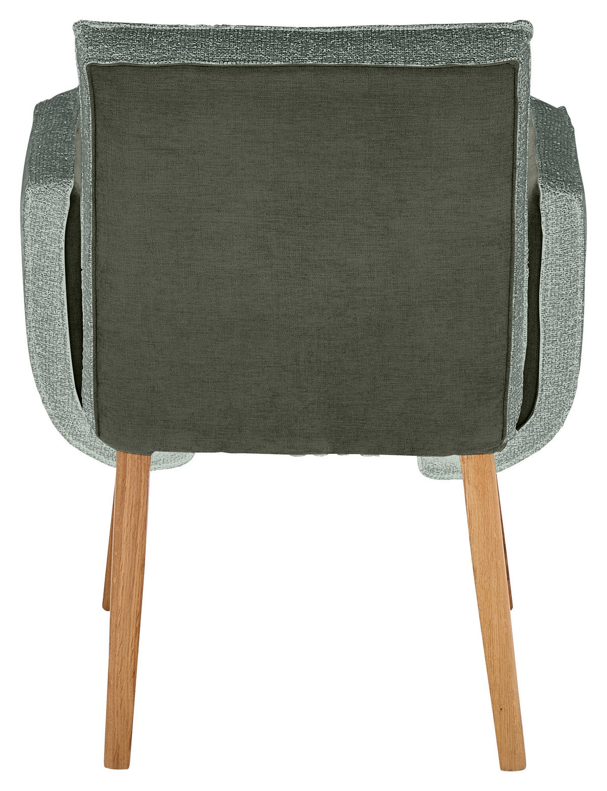 ARMLEHNSTUHL  in Webstoff, Mikrofaser  - Blau/Eichefarben, Design, Holz/Textil (67/86/67cm) - Linea Natura