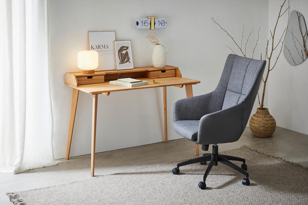 PSACÍ STŮL, jádrový buk, 120/65/84,50 cm - jádrový buk/barvy buku, Konvenční, dřevo (120/65/84,50cm) - Linea Natura