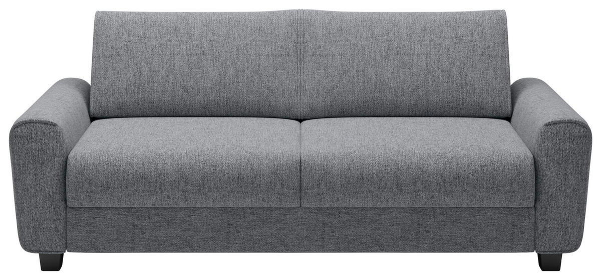 SCHLAFSOFA in Textil Grau  - Schwarz/Grau, Design, Kunststoff/Textil (203/69-82/99cm) - Welnova