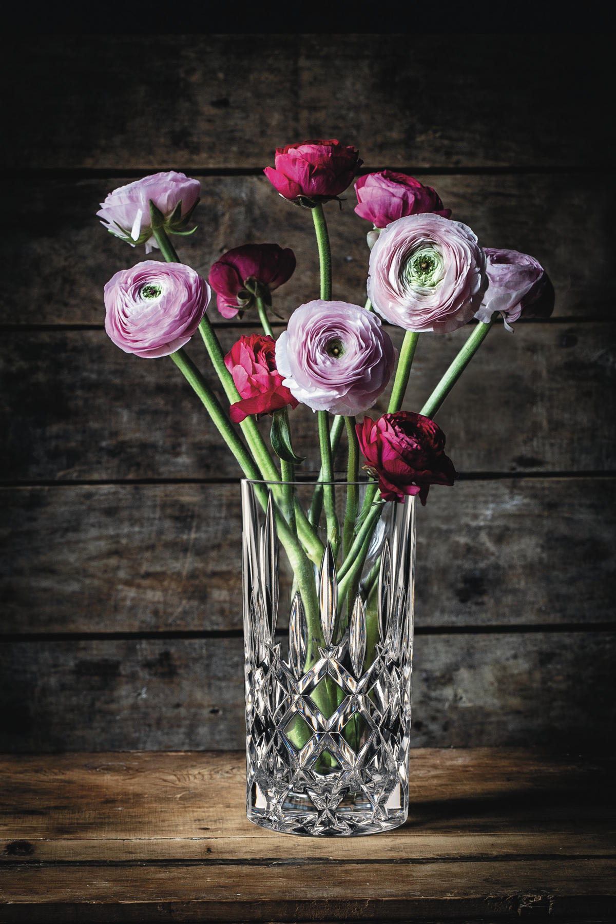 VASE  - Klar, Basics, Glas (13,9/25,5/13,9cm) - Nachtmann