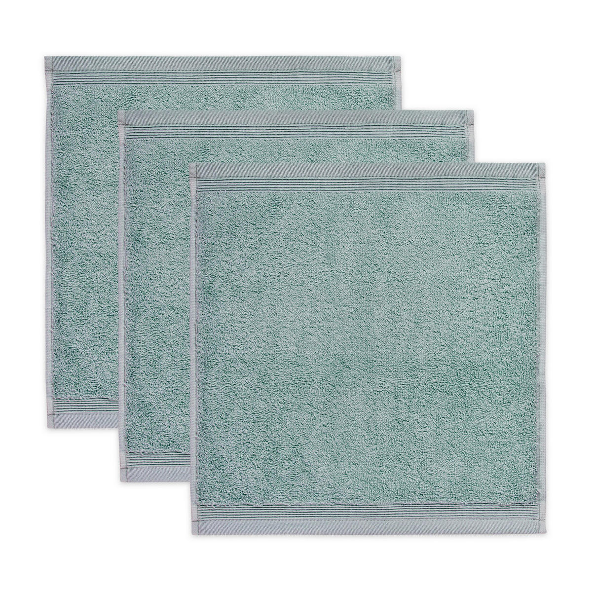 FROTTIERSET Mintgrün 3-teilig  - Mintgrün, Basics, Textil (30/30cm) - Moeve