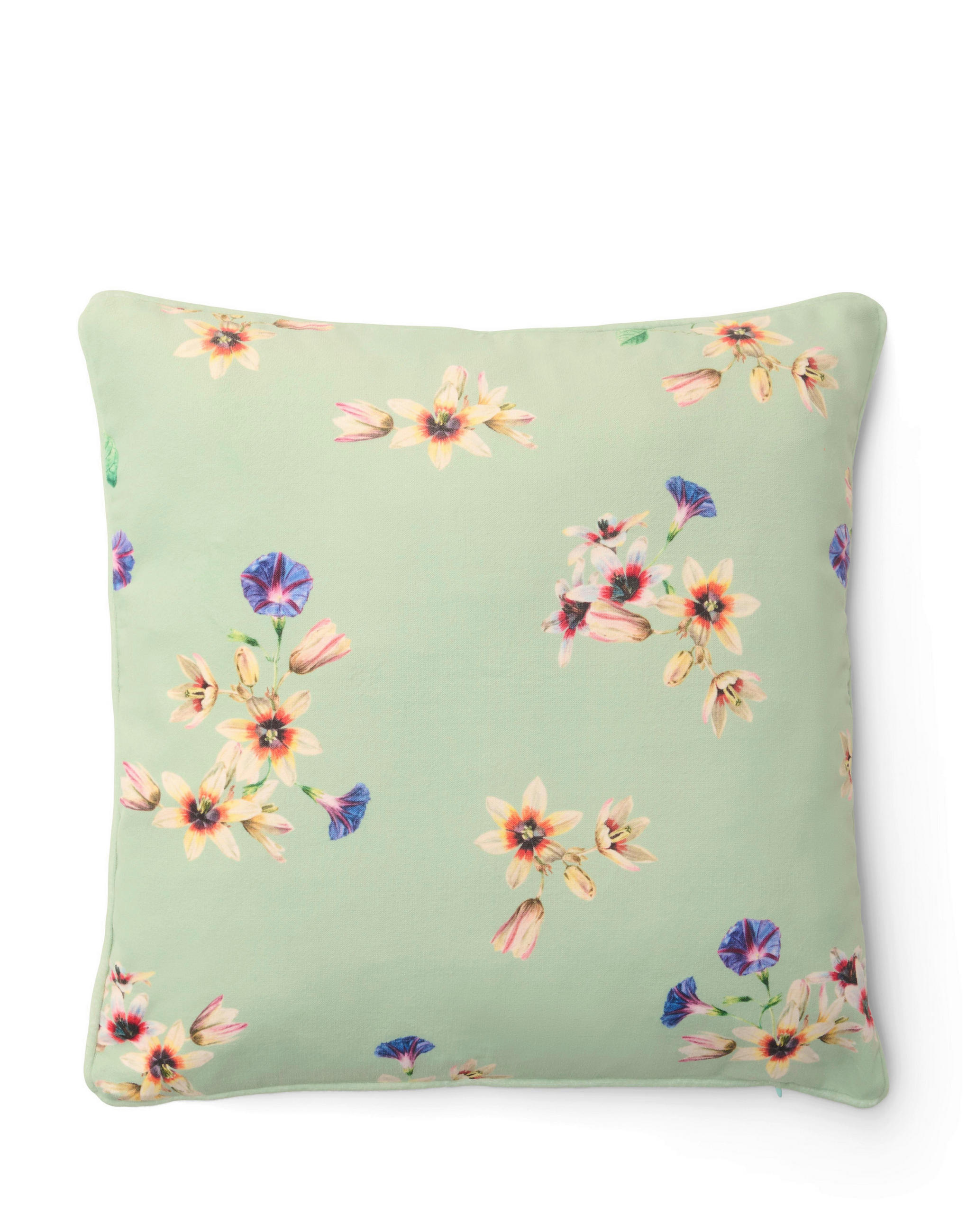 ZIERKISSEN Fiora 50/50 cm  - Grün, Textil (50/50cm) - Essenza