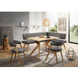 ECKBANK 200/170 cm  in Dunkelgrau, Wildeiche  - Wildeiche/Eichefarben, Design, Holz/Textil (200/170cm) - Venda