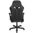 GAMINGSTUHL  in Lederlook, Mikrofaser Schwarz  - Schwarz, Design, Kunststoff/Textil (72/128-138/72cm) - Xora
