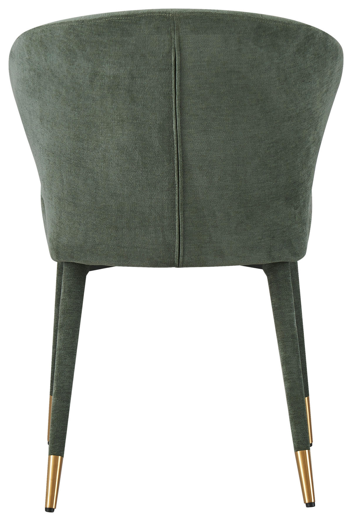 STUHL Webstoff Grün, Goldfarben  - Goldfarben/Grün, MODERN, Textil/Metall (54.5/81.5/59cm) - MID.YOU