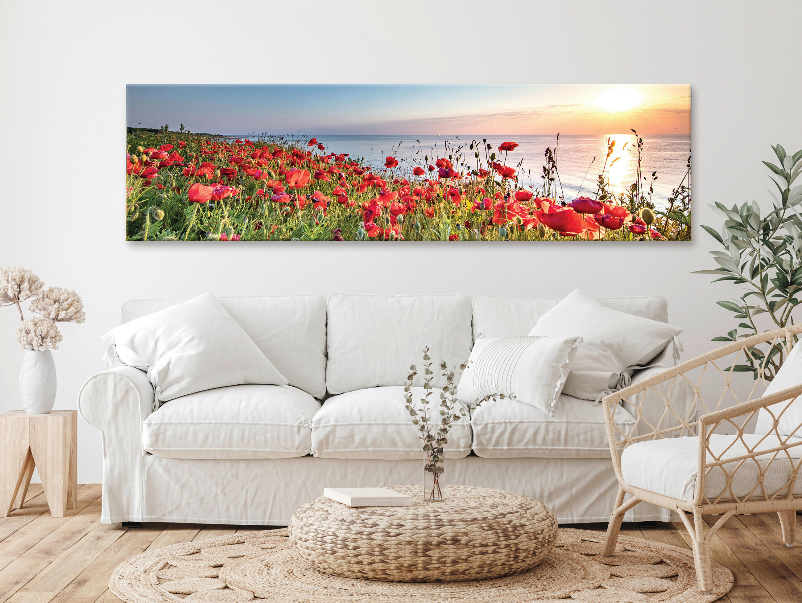 ACRYLGLASBILD Landschaft & Natur 50/180 cm  - Multicolor, Natur, Kunststoff (50/180cm) - Euroart