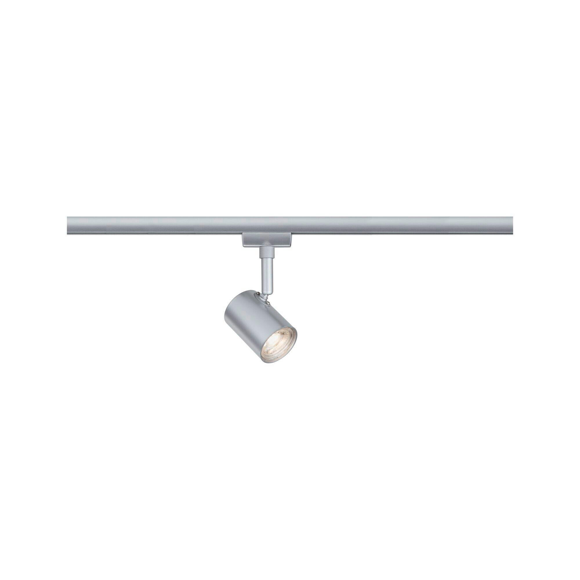 SCHIENENSYSTEM-STRAHLER - Chromfarben, Design, Glas/Metall (15/7/5cm) - Paulmann