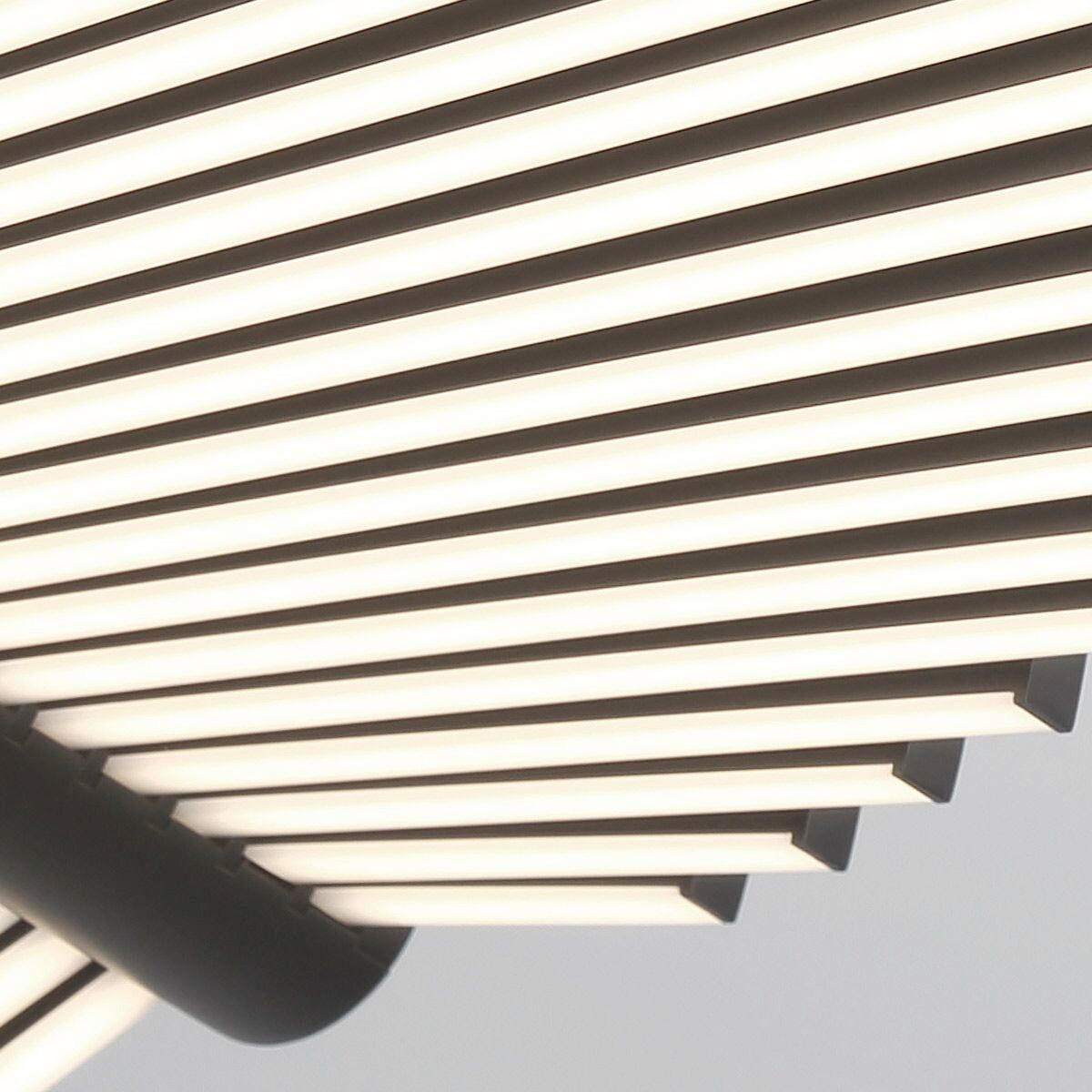 KRONLEUCHTER 20/105/27,5 cm    - Schwarz, Design, Kunststoff/Metall (20/105/27,5cm) - Elstead Lighting