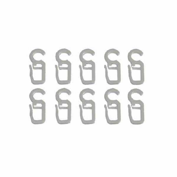 FALTENHAKEN  - Weiß, Basics, Kunststoff (1/3.5cm) - Homeware