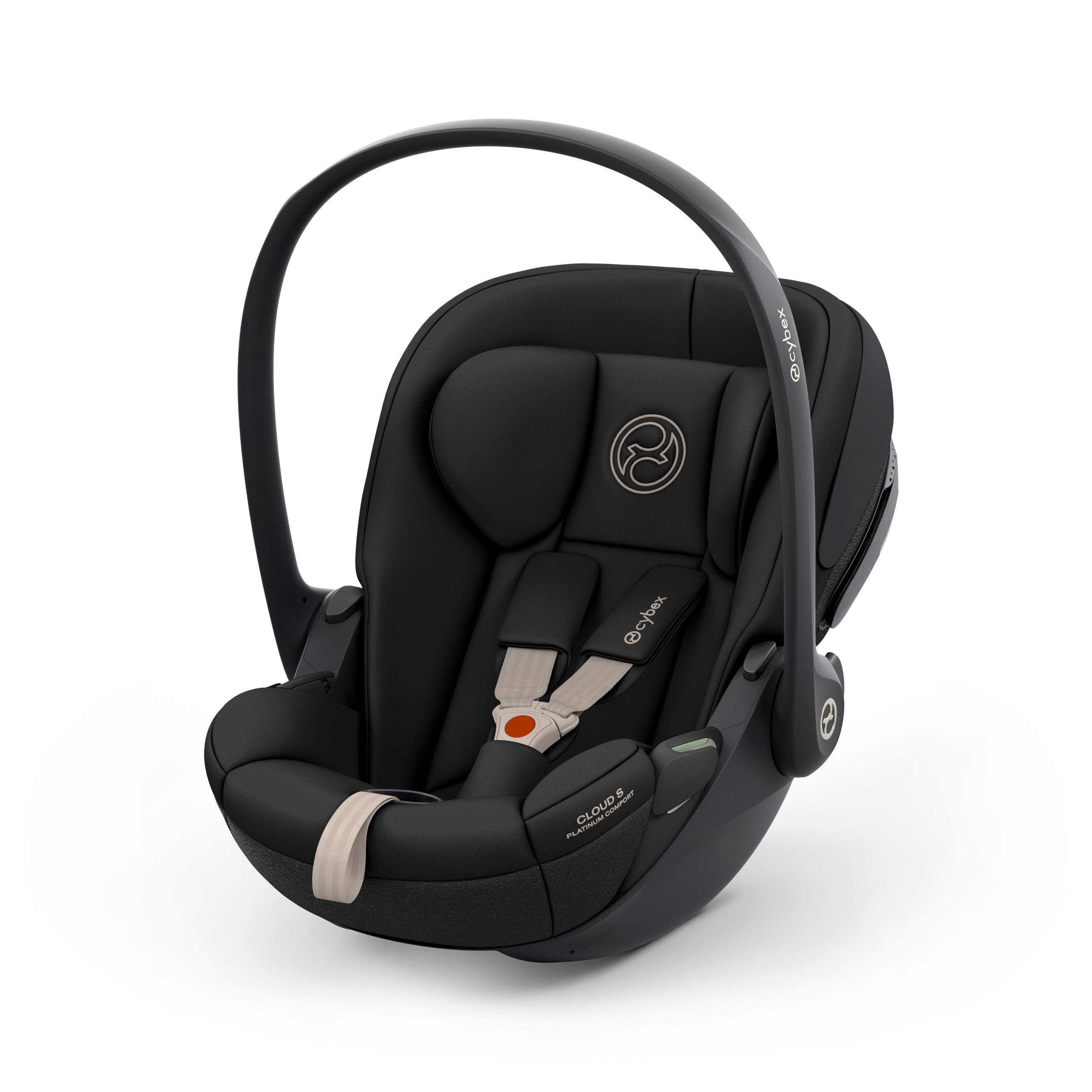 BABYSCHALE  Cloud S Sepia Black  - Schwarz, Basics, Kunststoff/Textil - cybex PLATINUM