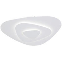 DECKENLEUCHTE    55/57,5/6,5 cm  - Weiß, Design, Kunststoff/Metall (55/57,5/6,5cm) - Collet's Monde