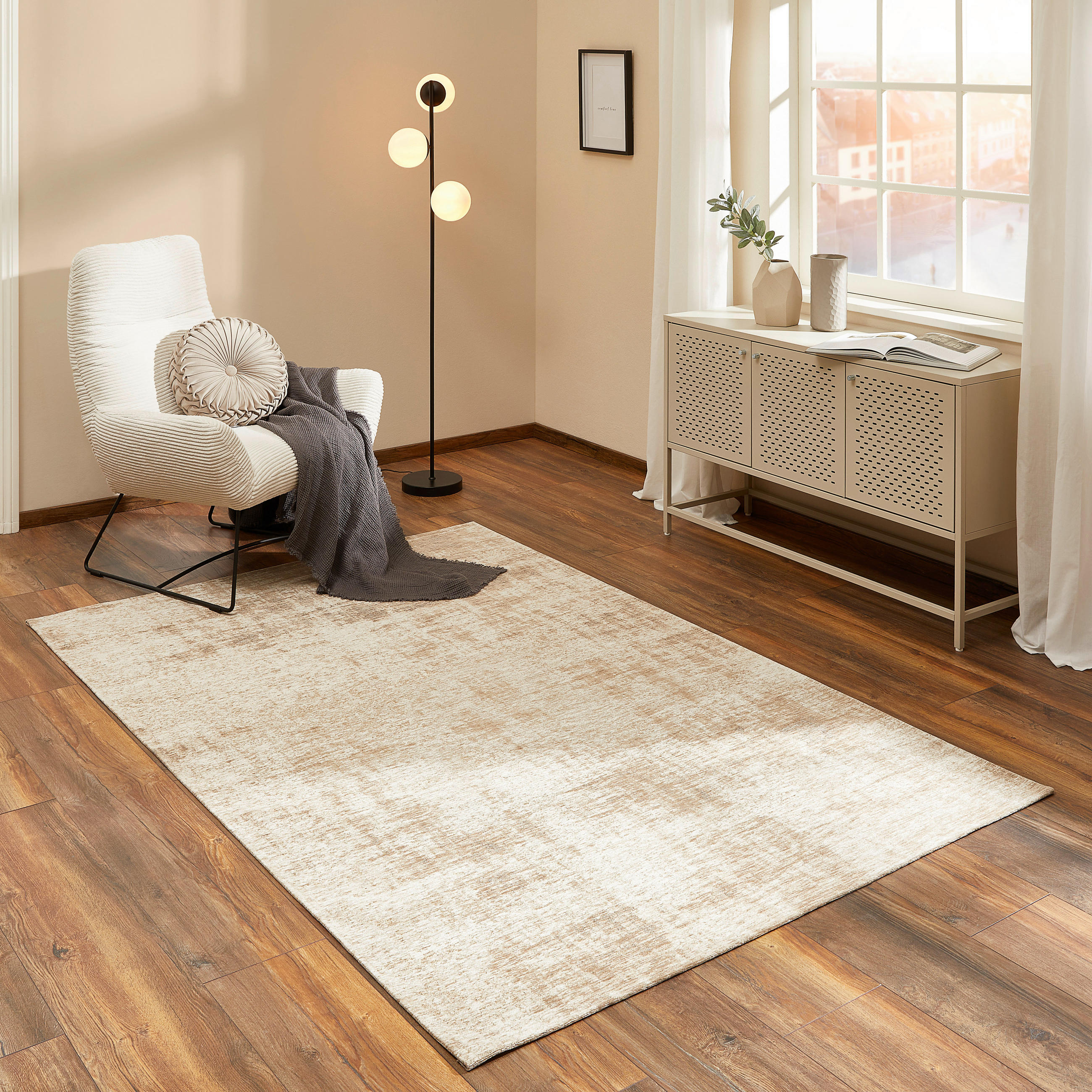 WEBTEPPICH 80/150 cm Beige  - Beige, Basics, Textil (80/150cm) - Novel