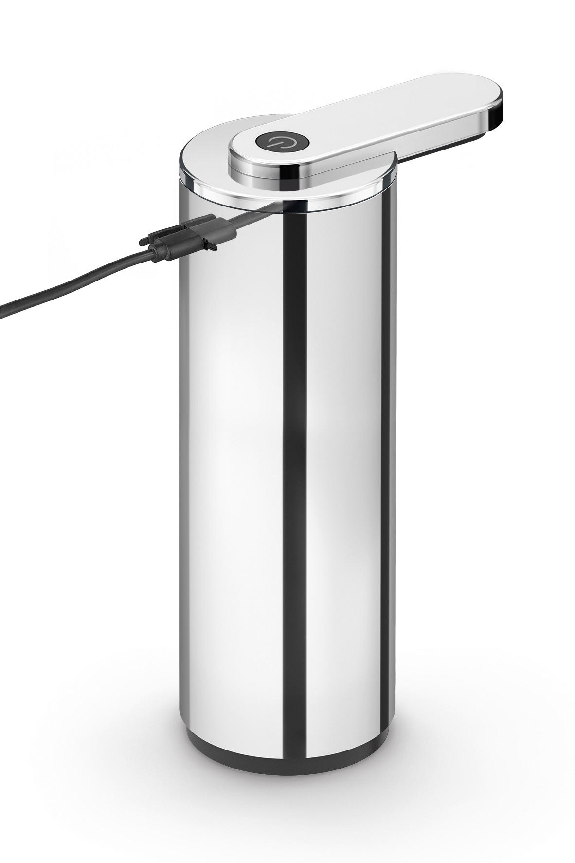 Thumbnail - Zack Sensorseifenspender, Edelstahl, Metall, 18.8 cm, Badaccessoires, Waschplatzzubehör, Seifenspender