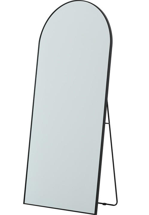 SPEGEL 80/180/3 cm  - silver/svart, Design, metall/glas (80/180/3cm) - Best Price