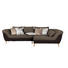 WOHNLANDSCHAFT in Textil Braun, Dunkelbraun - Dunkelbraun/Naturfarben, Design, Holz/Textil (313/175cm) - Carryhome WOHNLANDSCHAFT in Textil Braun, Dunkelbraun - Dunkelbraun/Naturfarben, Design, Holz/Textil (313/175cm) - Carryhome
