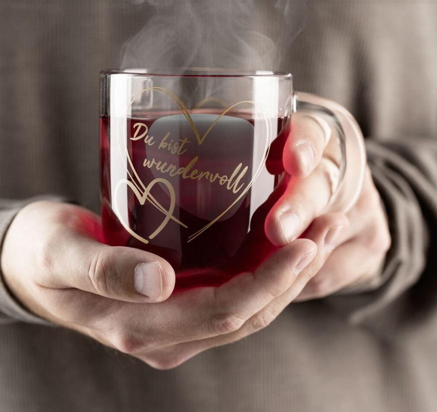 TASSE Emozione 400 ml - Mintgrün, Basics, Glas (14/15/8,7cm) - Leonardo