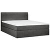 BOXSPRINGBETT 180/200 cm  in Grau  - Schwarz/Grau, KONVENTIONELL, Holz/Textil (180/200cm) - Boxxx