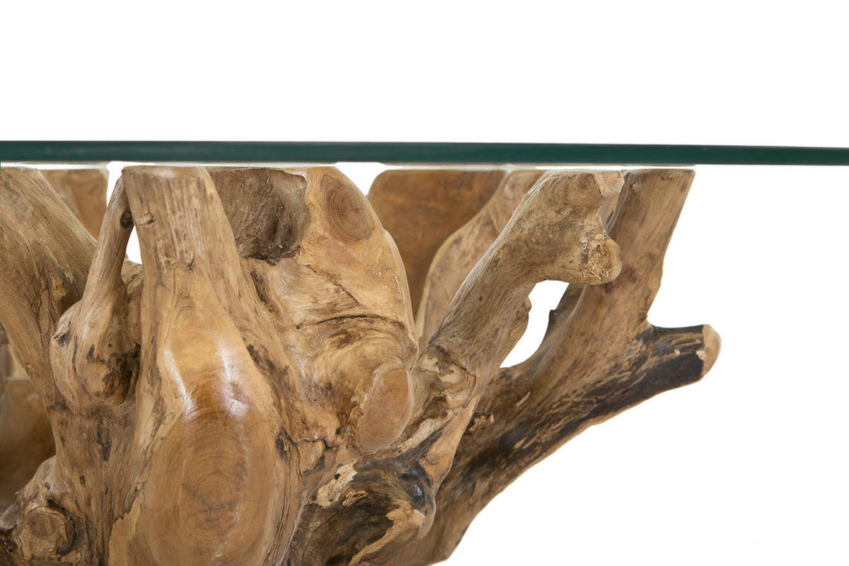 KONFERENČNÝ STOLÍK, hnedá, drevo, sklo, 110/46 cm - hnedá, Design, drevo/sklo (110/46cm) - Landscape