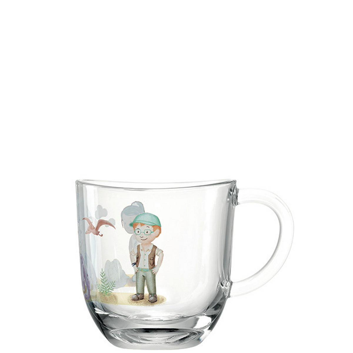 KINDERTASSE  - Klar, Trend, Glas (11,5/8,8/8,4cm) - Leonardo