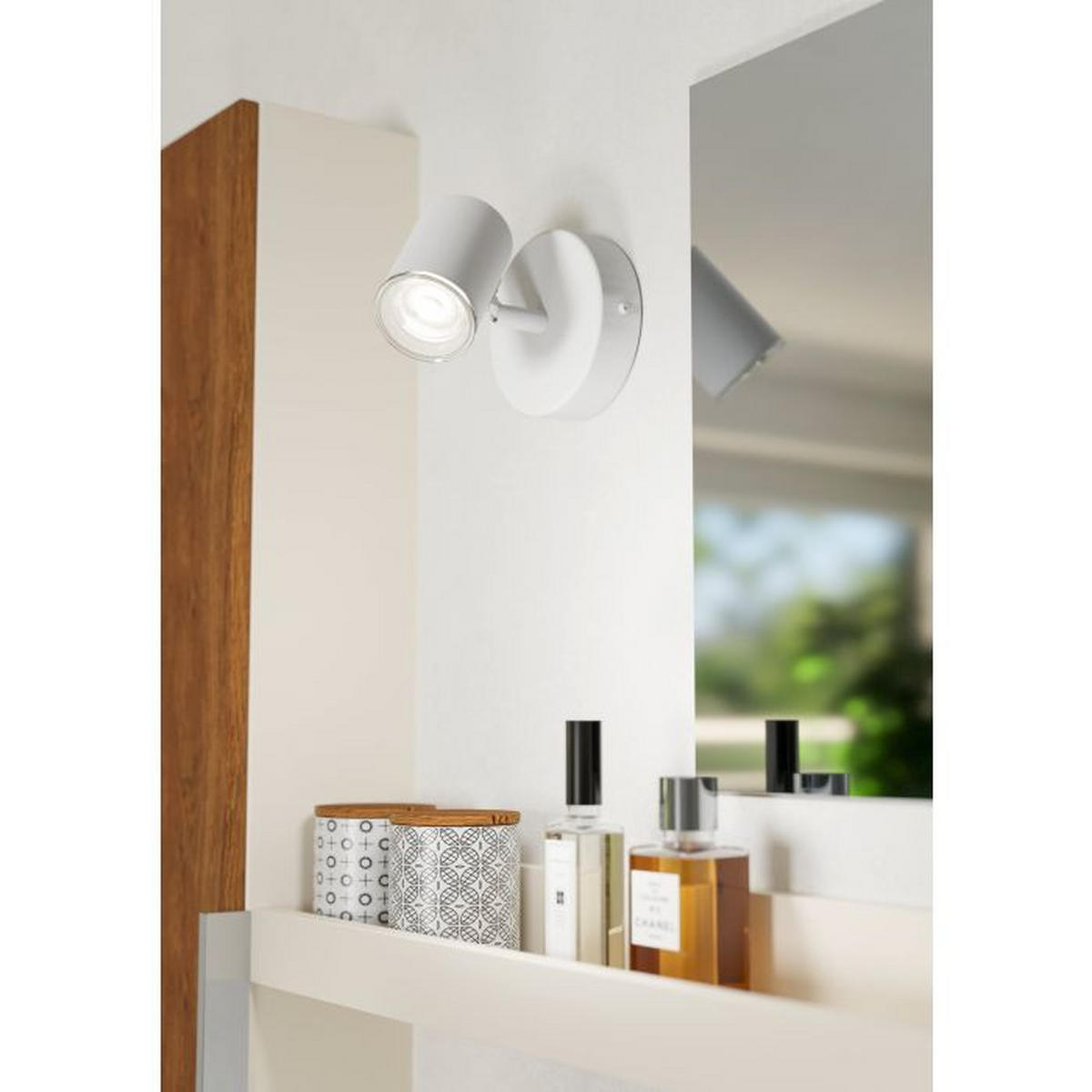 REFLEKTOR CONSUMA 1  - bela, Osnovno, metal (11/11.5cm)