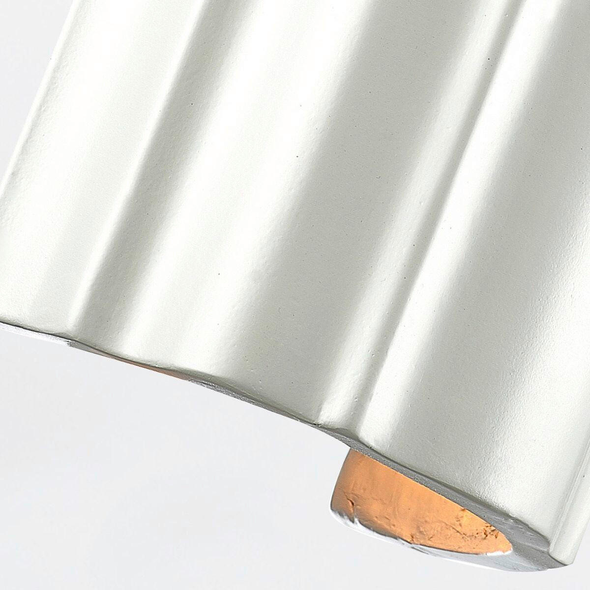 WANDLEUCHTE   - Weiß, KONVENTIONELL, Metall (33/15,2/10cm) - Elstead Lighting