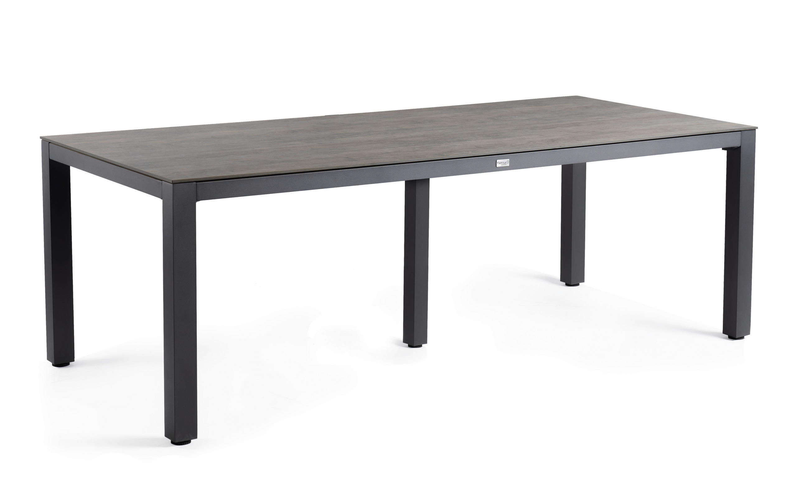 GARTENTISCH Metall, Kunststoff Anthrazit, Grau rechteckig  - Anthrazit/Grau, Basics, Kunststoff/Metall (280/100/75cm) - Tierra Outdoor